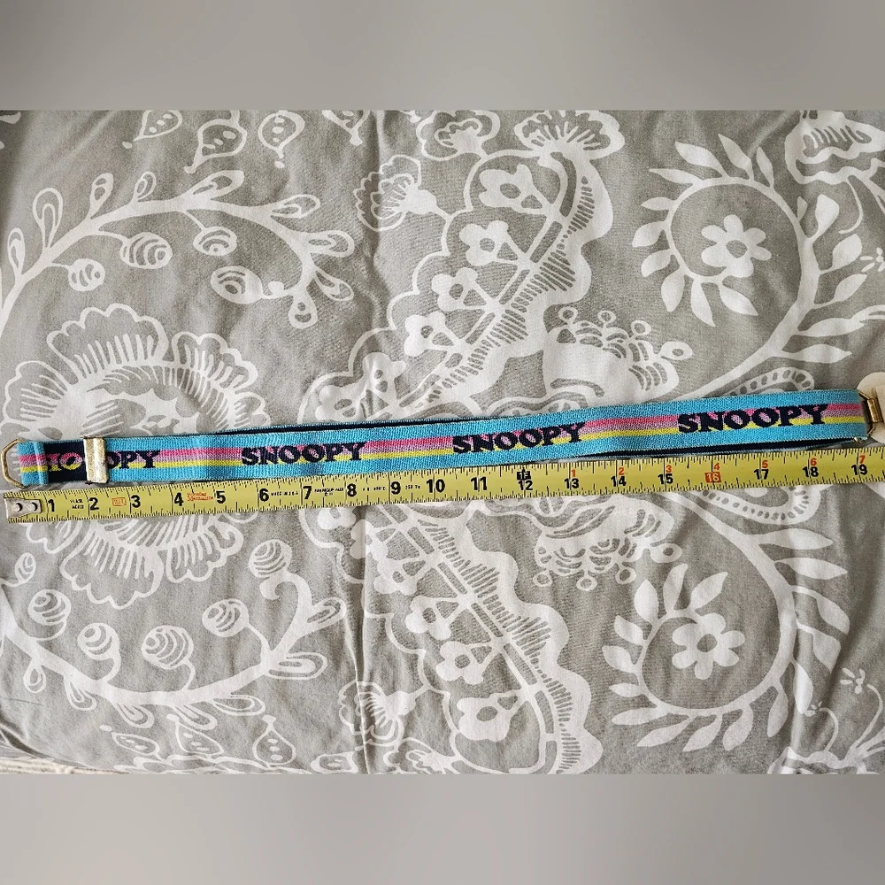 Rare Elastic Vintage Snoopy Belt